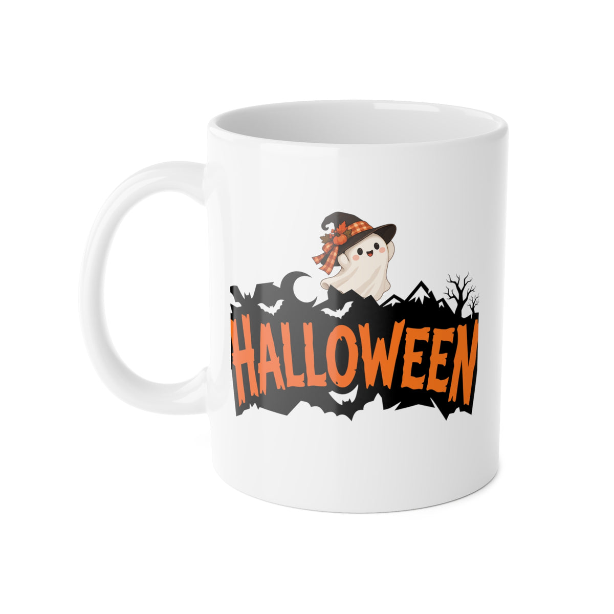 White Ceramic Mug, 11oz
