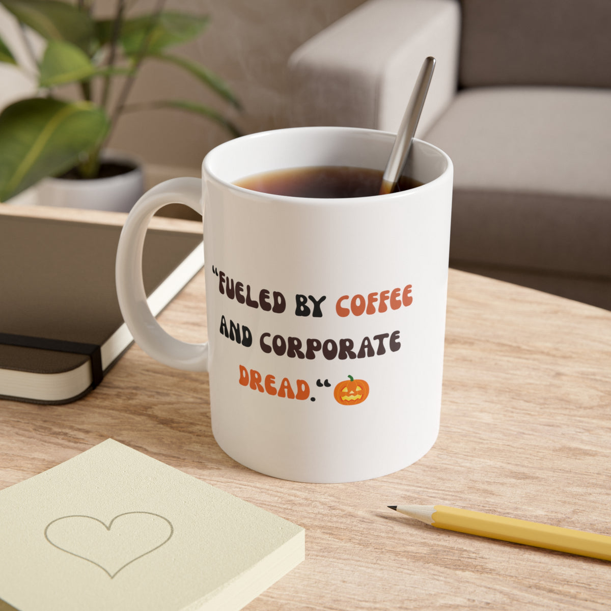 White Ceramic Mug, 11oz