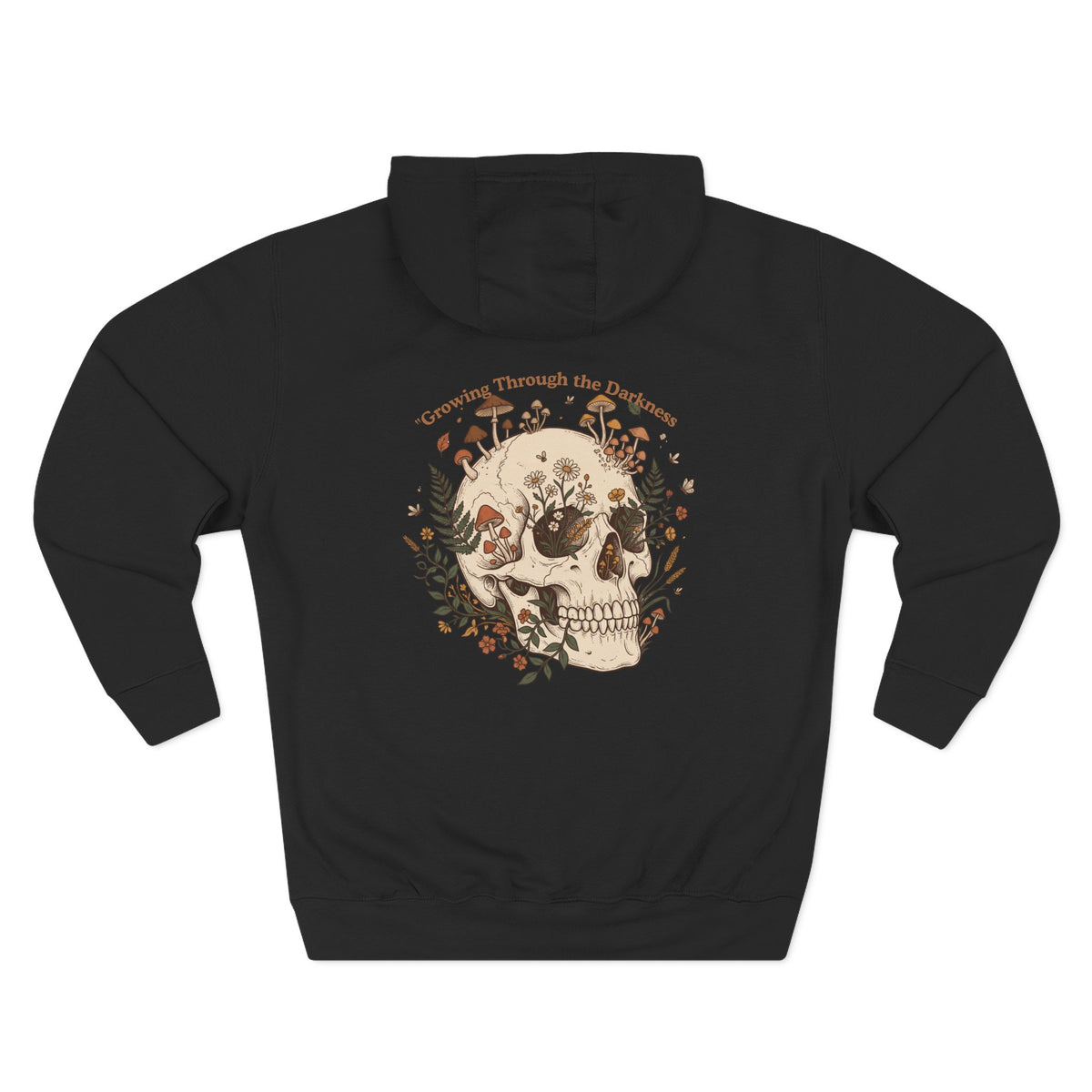 Three-Panel Fleece Hoodie