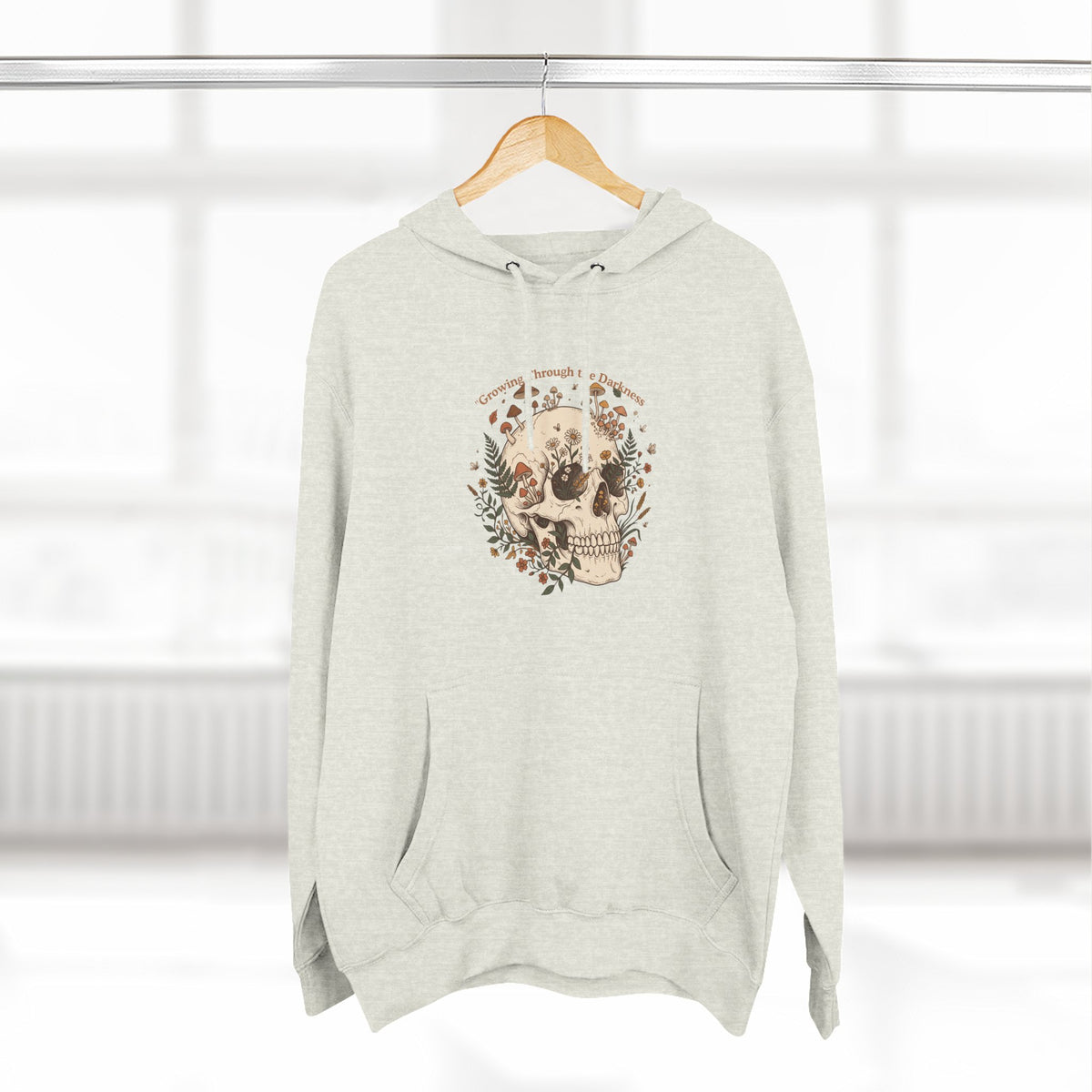 Three-Panel Fleece Hoodie