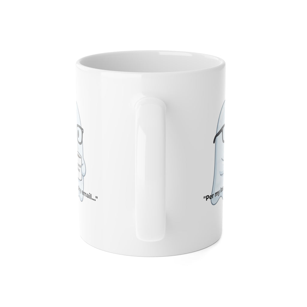 White Ceramic Mug, 11oz