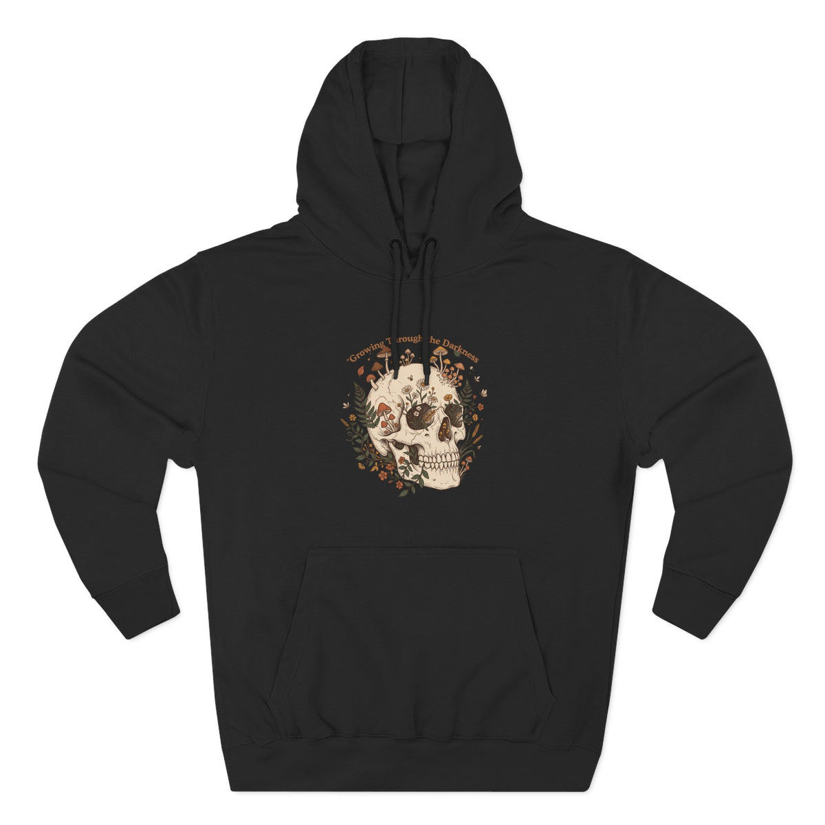 Three-Panel Fleece Hoodie