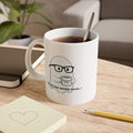 White Ceramic Mug, 11oz
