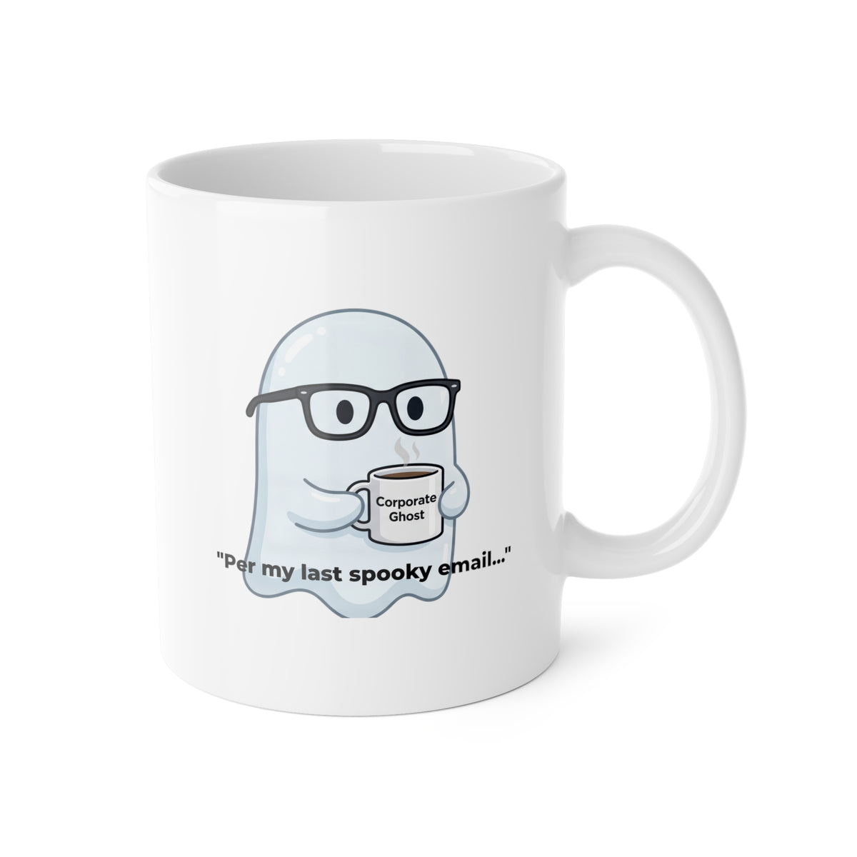 White Ceramic Mug, 11oz